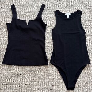 Black tank set (2 items)